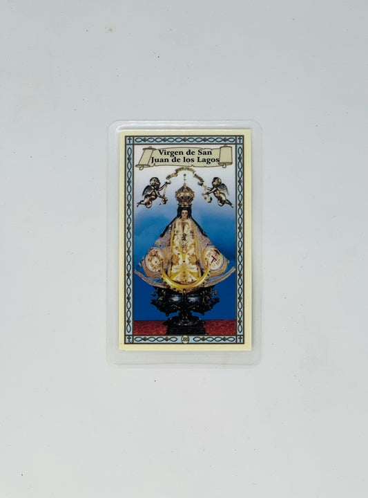 Our Lady of San Juan De Los Lagos Prayer Card