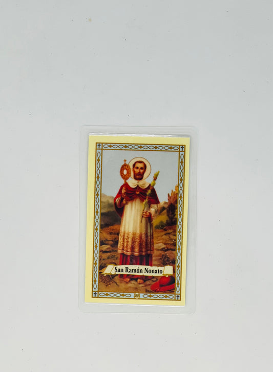 San Ramon Nonato Prayer Card