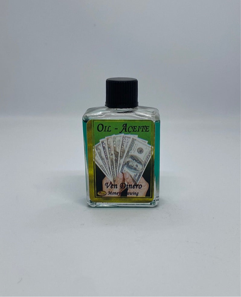 Money Drawing Spiritual Oil/Aceite Espiritual Ven Dinero