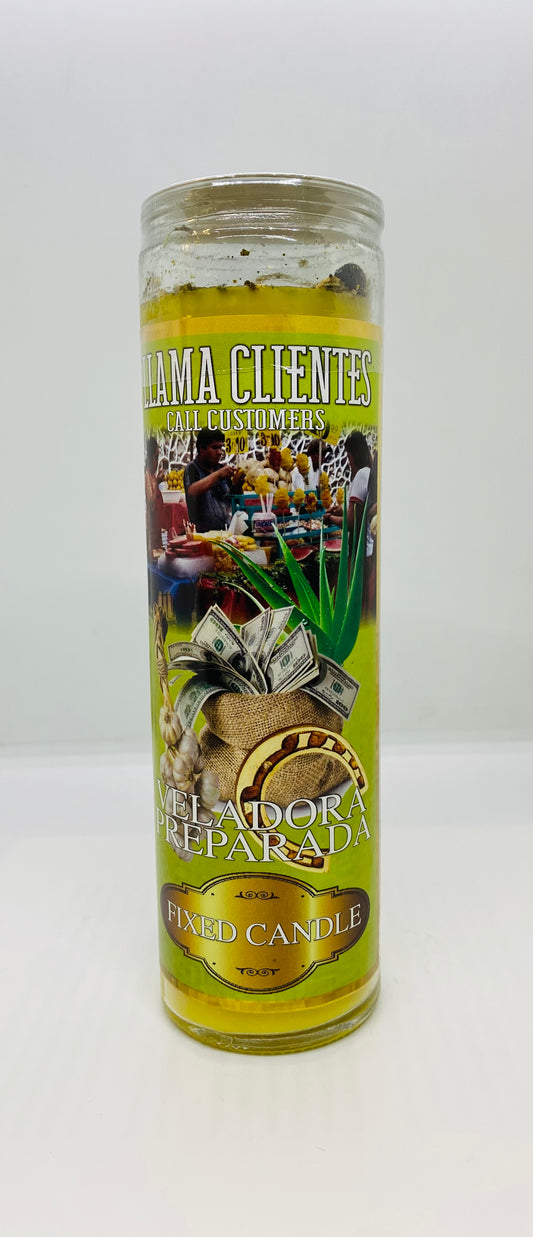 Call to Customer Fixed Candle/Llama Cliente Veladora Preparada