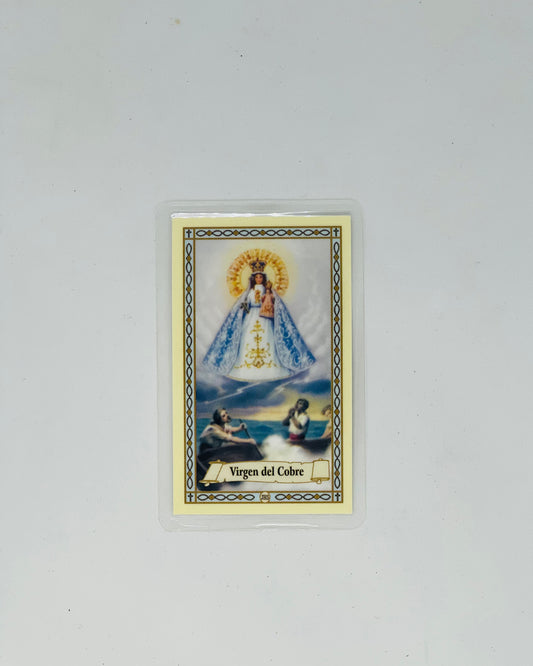 Virgen Del Cobre Prayer Card