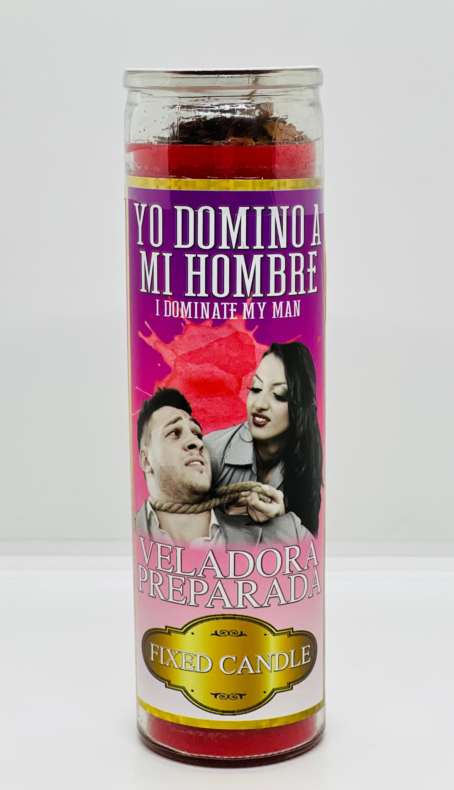 I Dominate My Man Candle/Veladora Yo Domino A Mi Hombre
